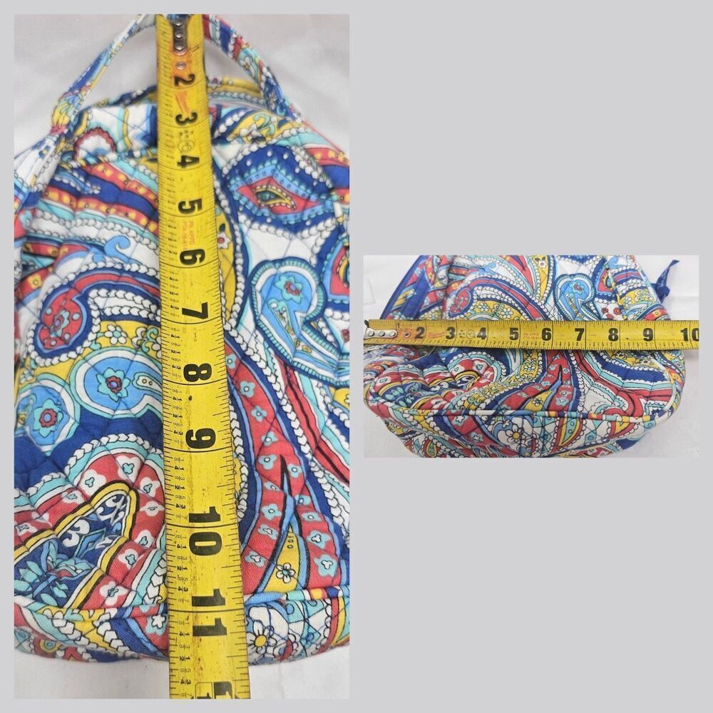 Vera Bradley Lunch Bag Retired Pattern Marina Paisley Multicolor ID Holder - Picture 12 of 12